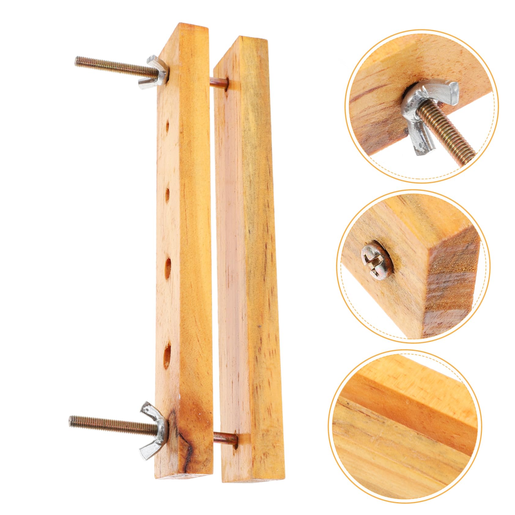 BESTonZON 5pièces Pince à Trou Bois Pour Laboratoire Outil Enseignement Scientifique Accessoire De Perforation Bois Et Caoutchouc Instrument De Chimie Pour Étudiants Pratique Et Compact