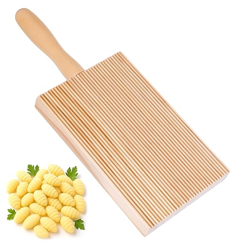 Gnocchi Board and Gnocchi Pasta Maker Wooden Pasta Rolling Board