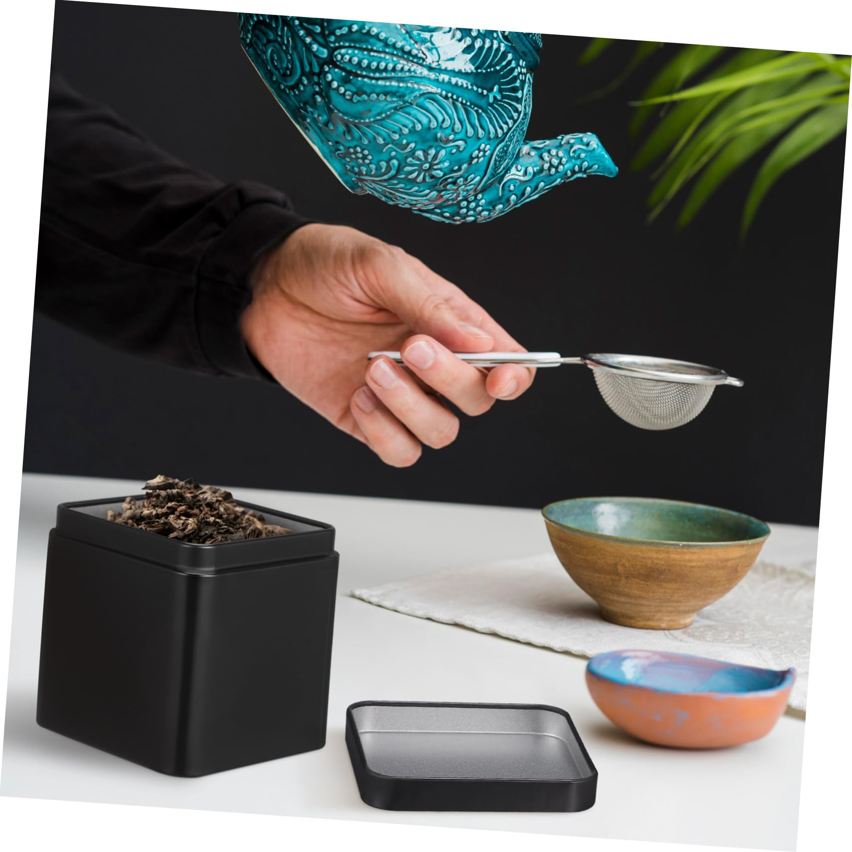 Tragbare Blechdose Weißblech Luftdicht Tee Vorratsbehälter 10 Stück Metall Dosenboxen Für Kaffee Süßigkeiten Aufbewahrung