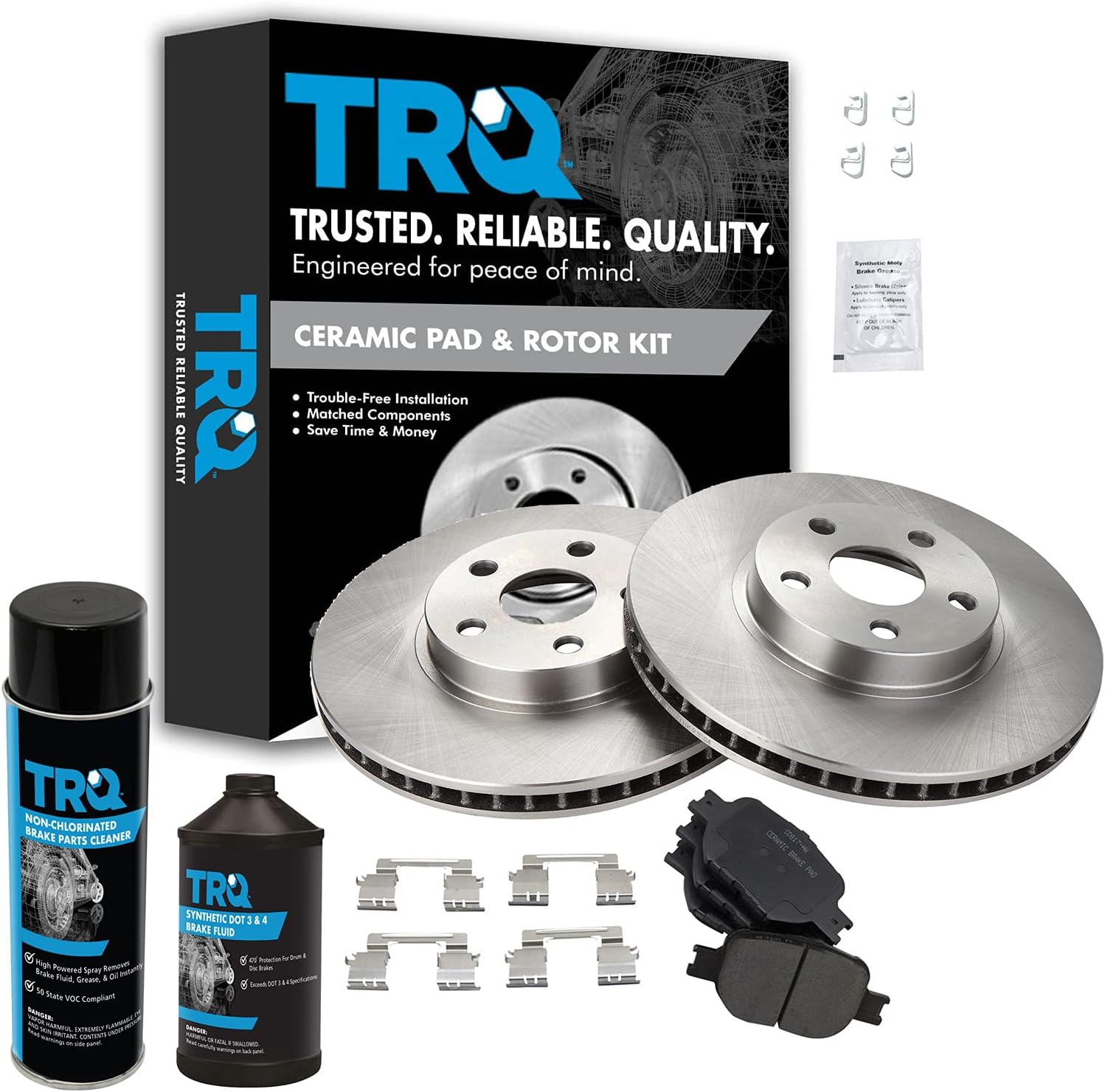 Front brake pad & rotor kit for Scion tC / Toyota Celica