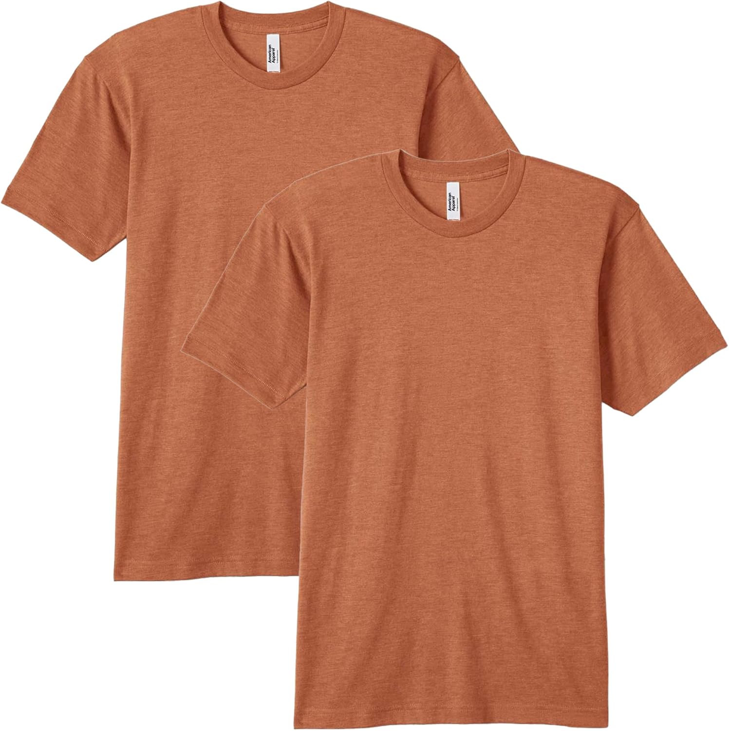 American Apparel Men's Tri-Blend Track T-Shirt 2-Pack