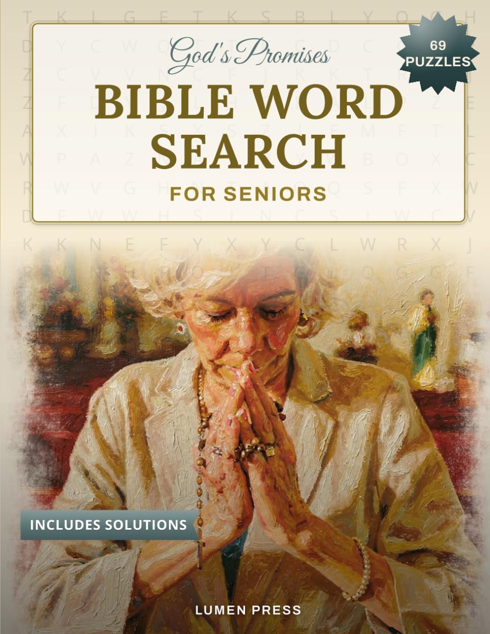 God's Promises Bible Word Search for Seniors: Large Print Christian Word Find Puzzles with Calming & Healing Scripture Verses
