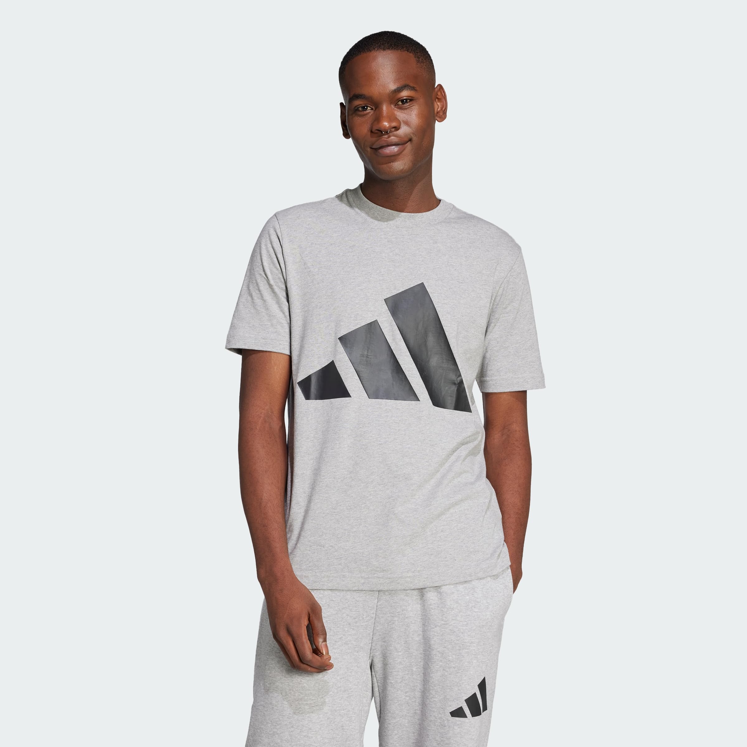 Adidas Herren Essentials Big Logo Single Jersey Tee T-Shirt