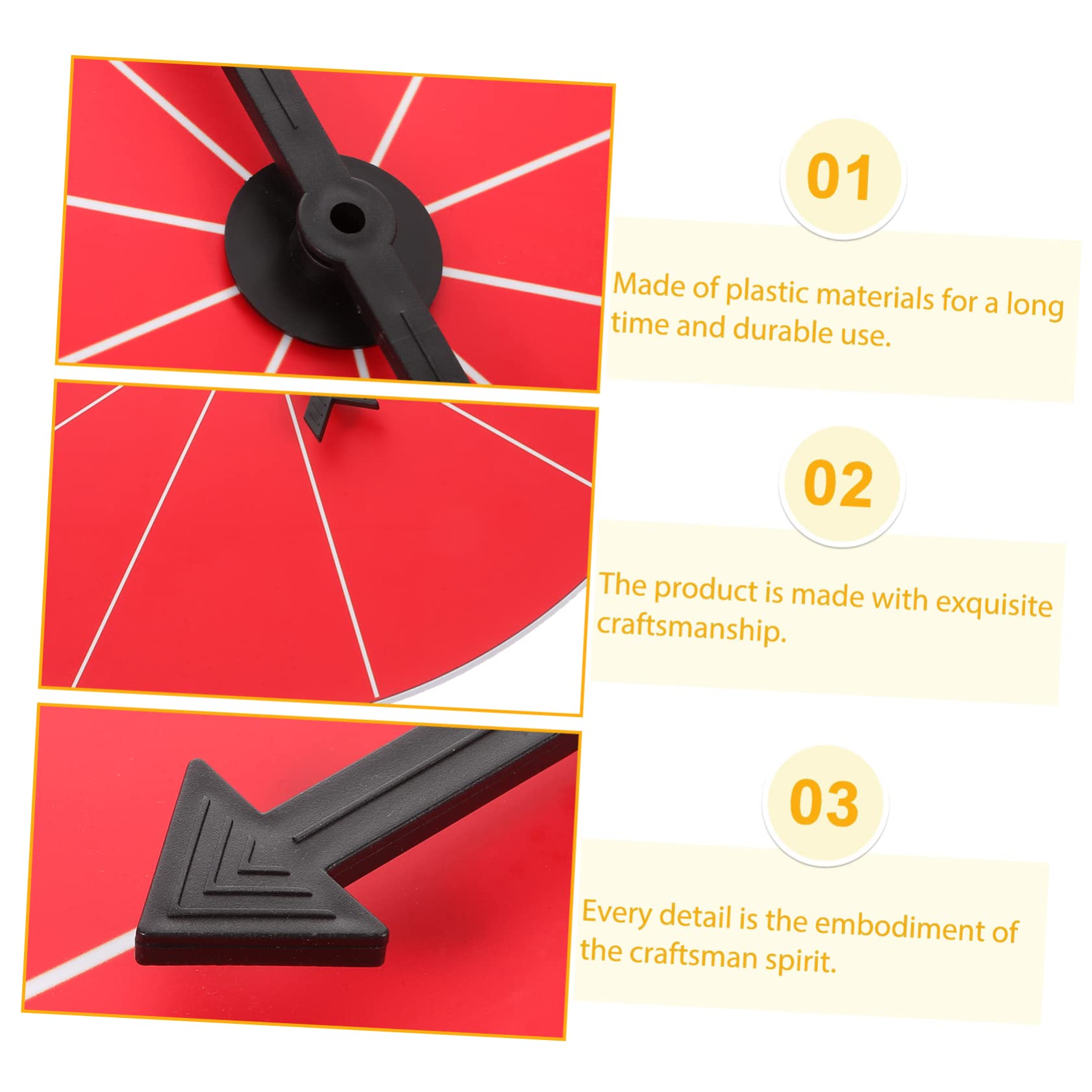 CHILDWEET Diy Rotating Game Props Boys and Girls' Party Supplies Turntable Raffle Prizes Bulk Boys and Girls Wall Fortune Prize Wheel