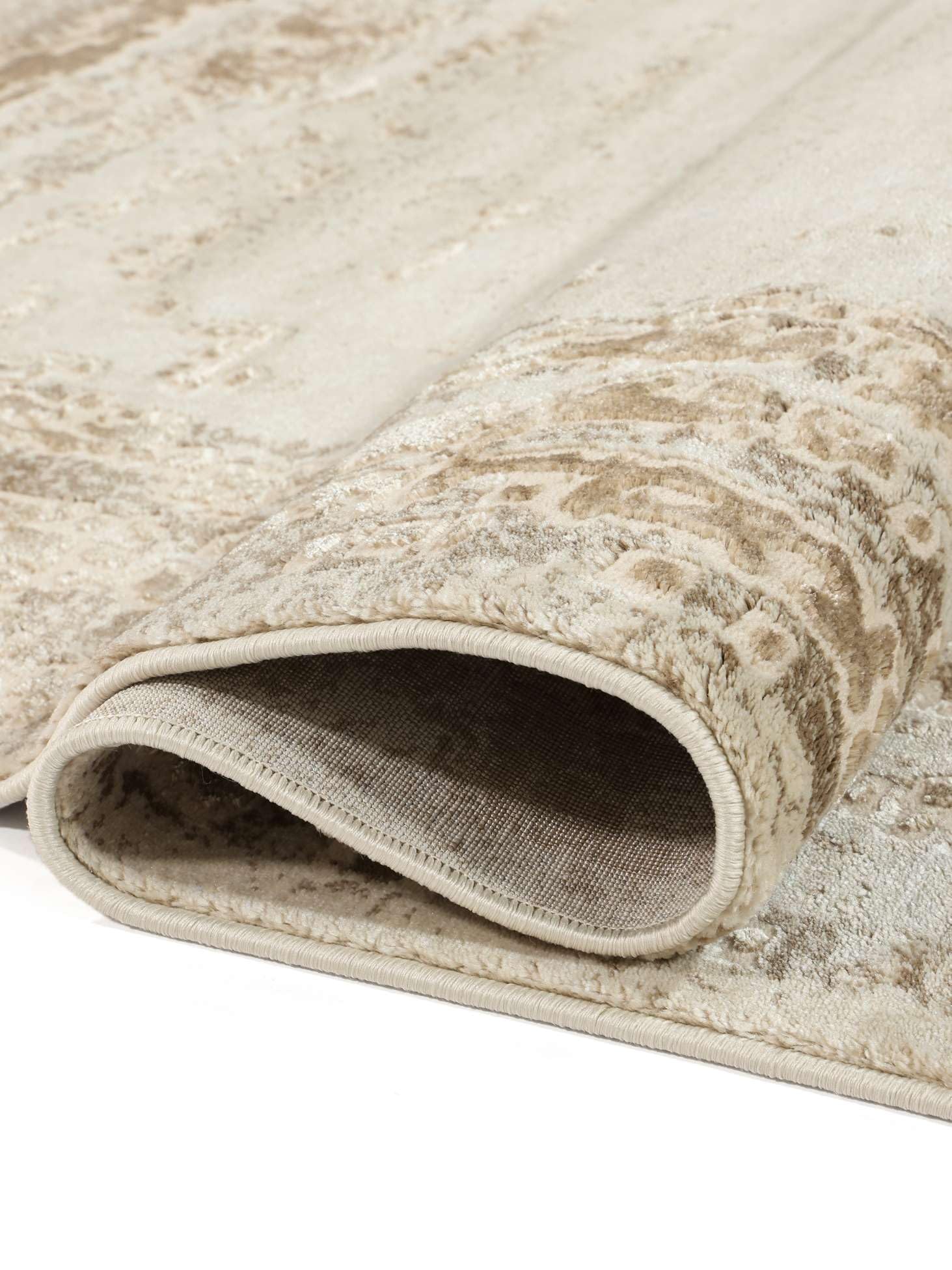 RugVista Olivier Tapis, 200 x 300 cm, Clair Beige/Doré