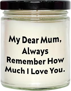 Love Letter to Mum, Vanilla Soy Candle, Valentine's Unique Gift, 9oz, Mum's Day Gift