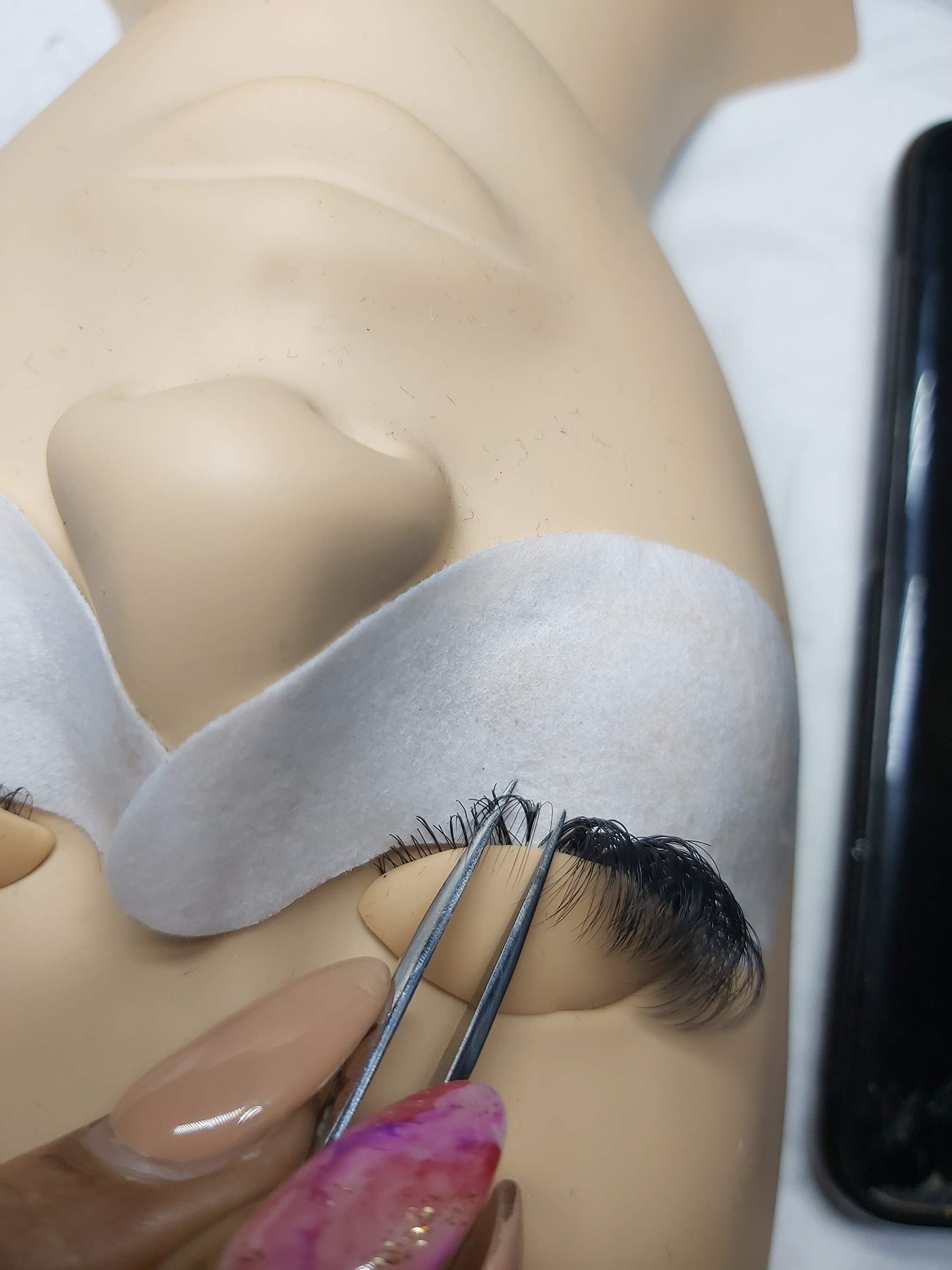 Testa di manichino, Modello professionale per formazione estensioni ciglia, trucco pratica, massaggio, Eylash Extensions, Make Training