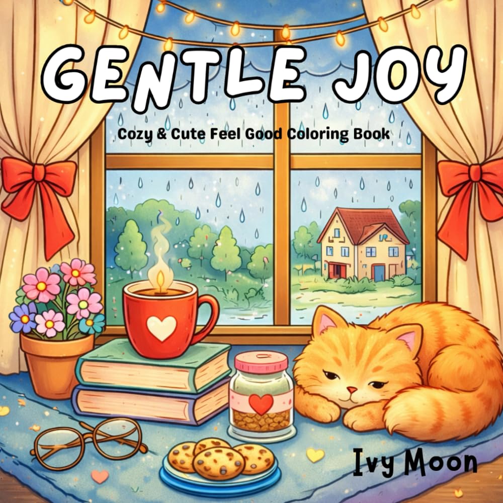 Gentle Joy: Cozy & Cute Feel Good Coloring Book
