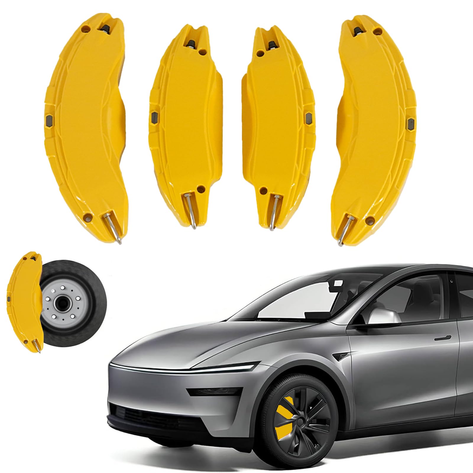 Amazon.com: Brake Caliper Covers 19/20 Inch Wheel For Tesla Model