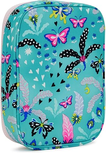 Miniatura 4 de Kipling Estuche impreso para 100 bolígrafos para mujer, organizar accesorios, suministros de arte, maquillaje, organizador de viaje