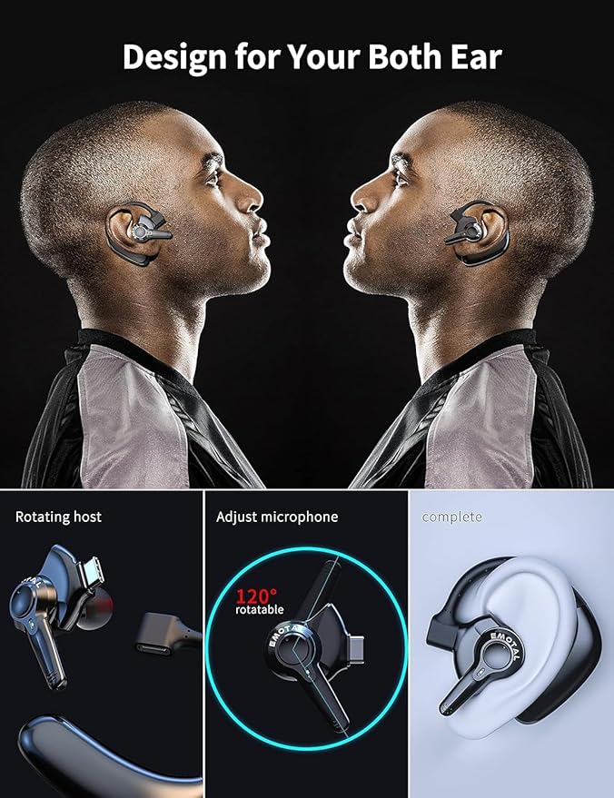 Auriculares Bluetooth emotal UFO4-01 Negro In-ear Cancelación Ruido miniatura 4