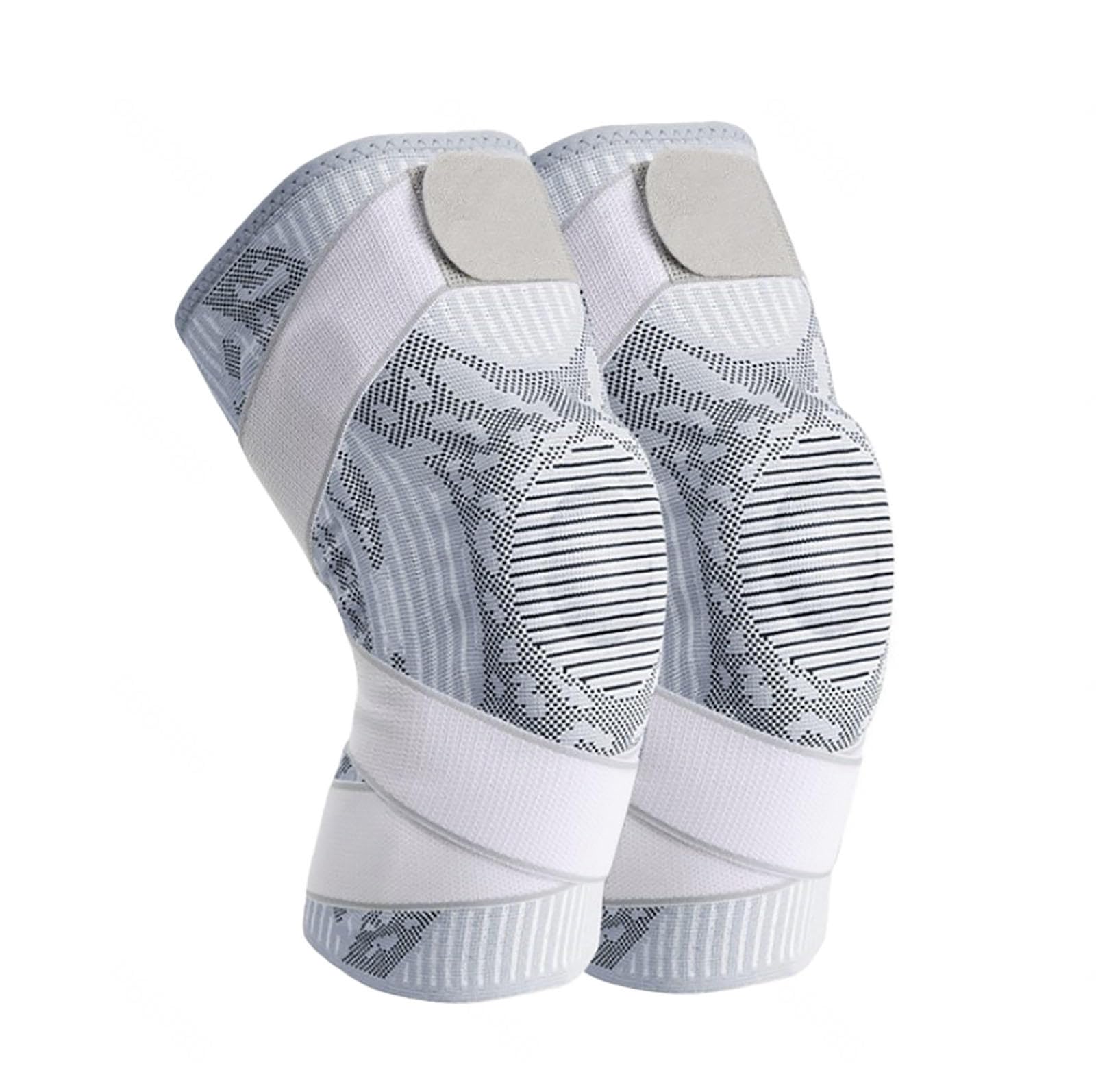 Ginocchiera Professionale,Protezione del Ginocchio,Supporto Manica Compressione Ginocchio con Cuscinetti in Gel rotuleo e stabilizzatori Laterali,Sollievo dal Dolore articola,A-M