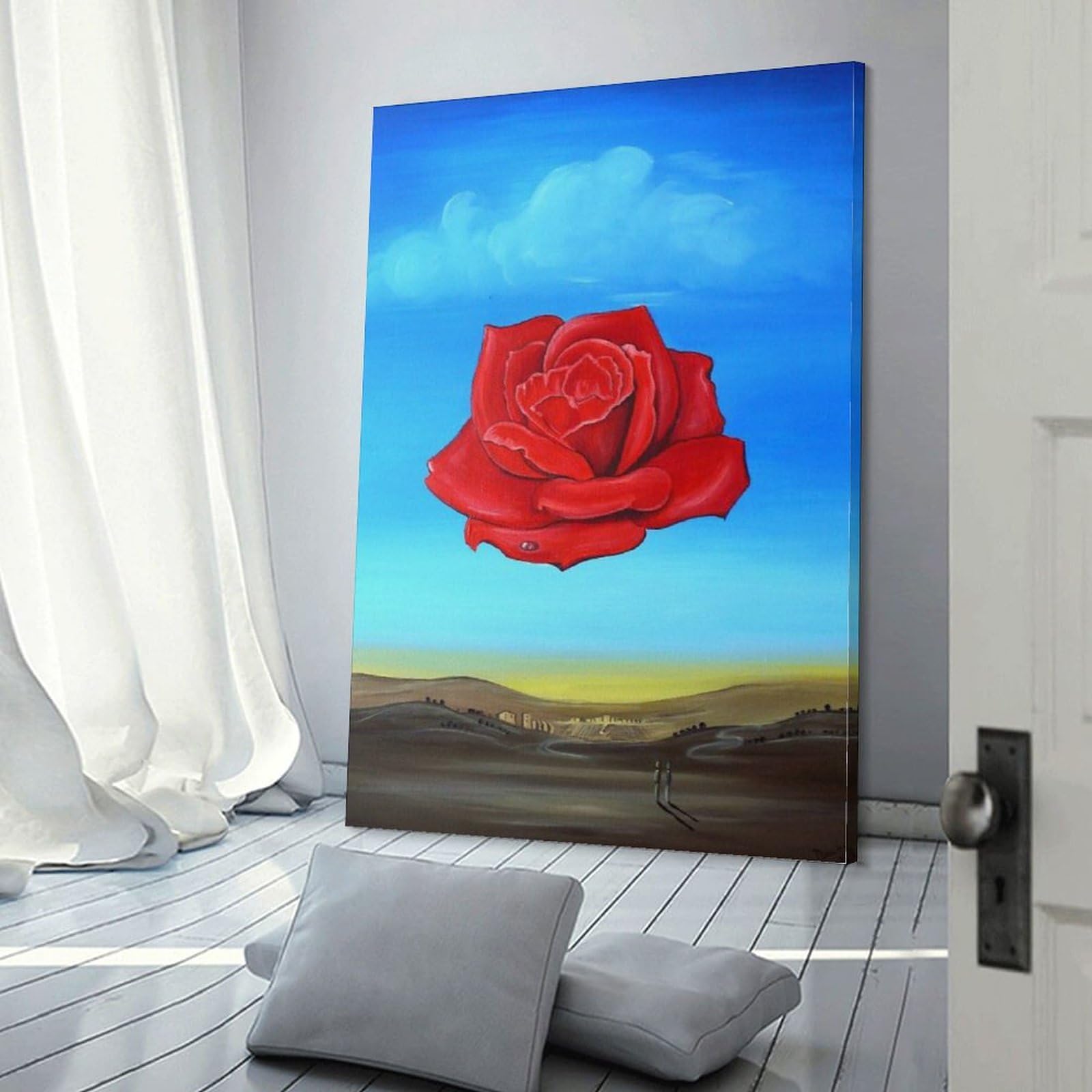 Amazon.co.jp: Salvador Daliサルバドール・ダリ《瞑想するバラ