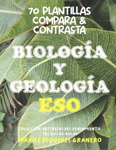 Portada de 70 plantillas Compara & Contrasta BIOLOGÍA Y GEOLOGÍA ESO