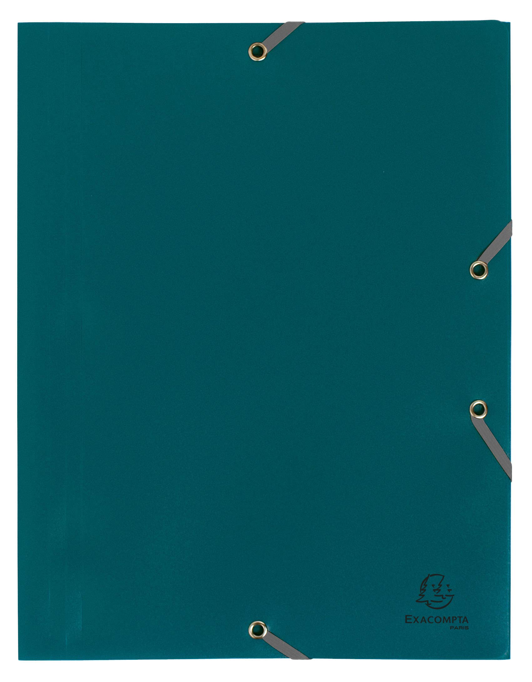 Exacompta 55900E - Pack de 60 carpetas con goma, multicolor