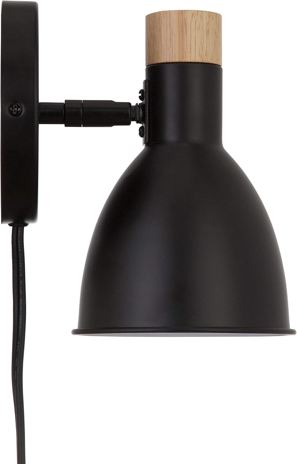 Frее Shірріng оƒƒеr Amazon Brand – Rivet Scandinavian Wall Sconce, 8H, Matte Black