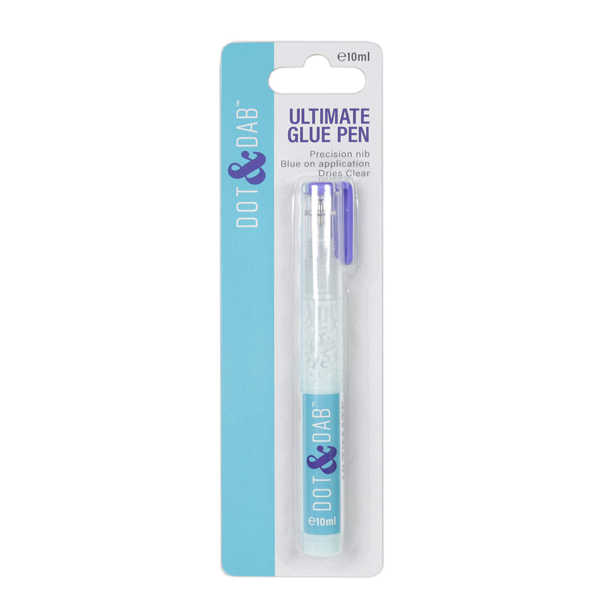 Ultimate Glue Pen Precision Nib Permanent Blue Tint Dries Clear Embellishments