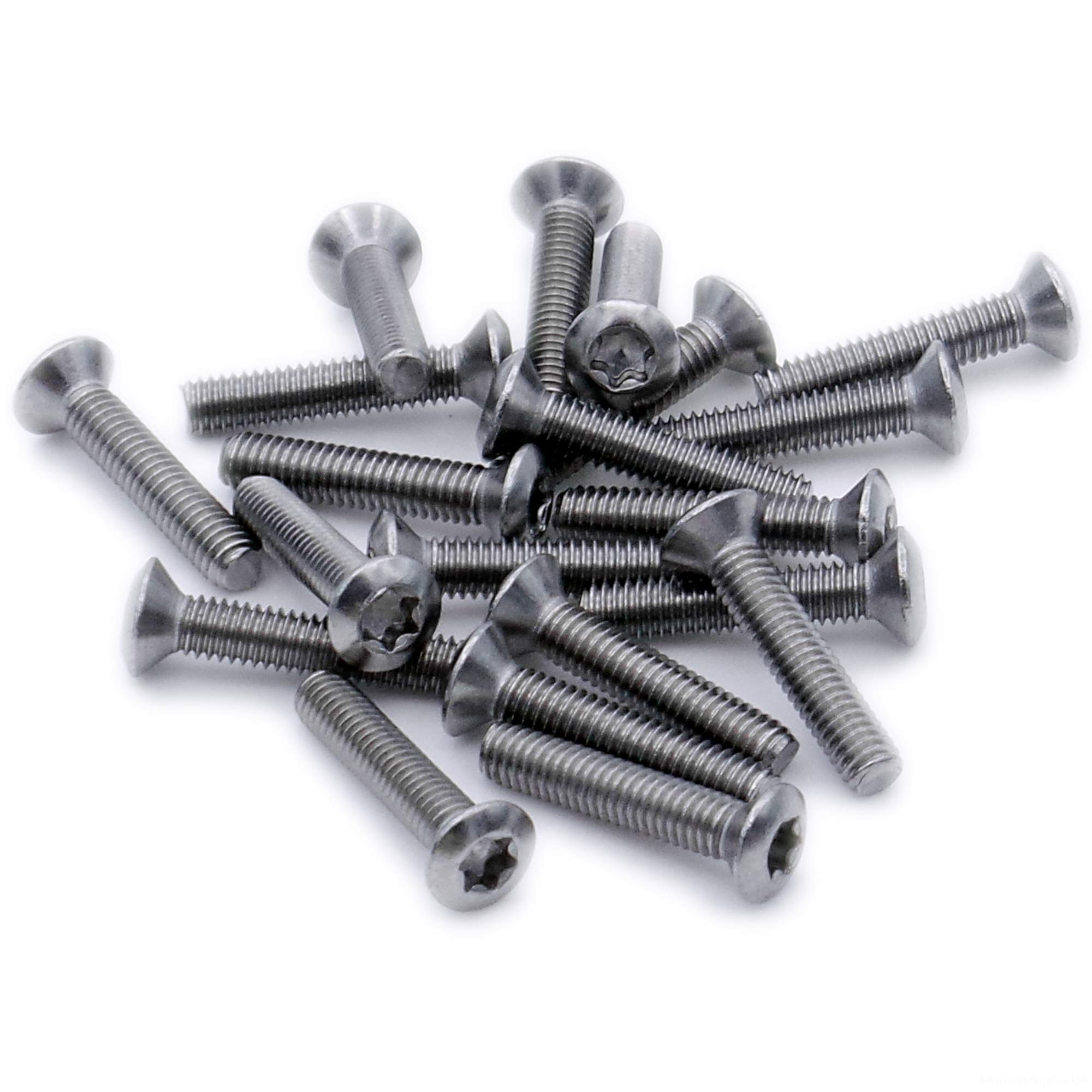 Singularity Supplies M2 (2Mm X 20Mm) Tx Socket Raised Countersunk Machine Screw (Bolt) - Stainless Steel (A2) (Pack Of 20)