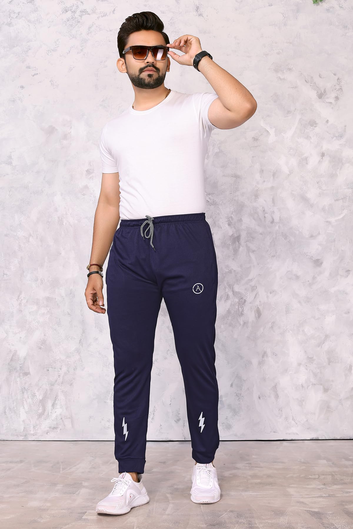 Anand Men Solid Regular Track -OG_MD_TP220_L Navy Blue-image-10