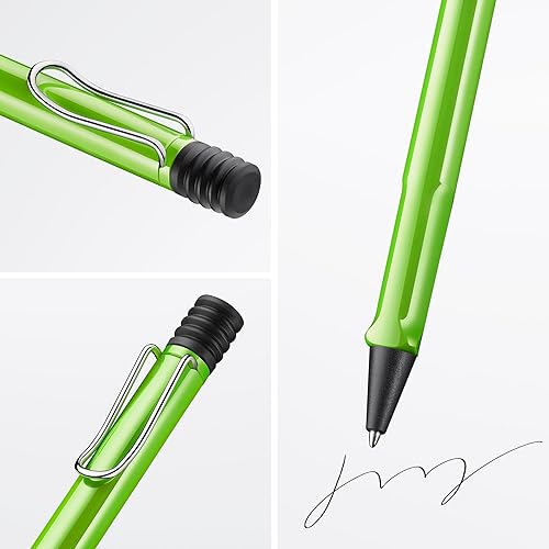 Miniatura 9 de LAMY Bolígrafo L212, a base de aceite, esqueleto Safari, punta importada, punta mediana