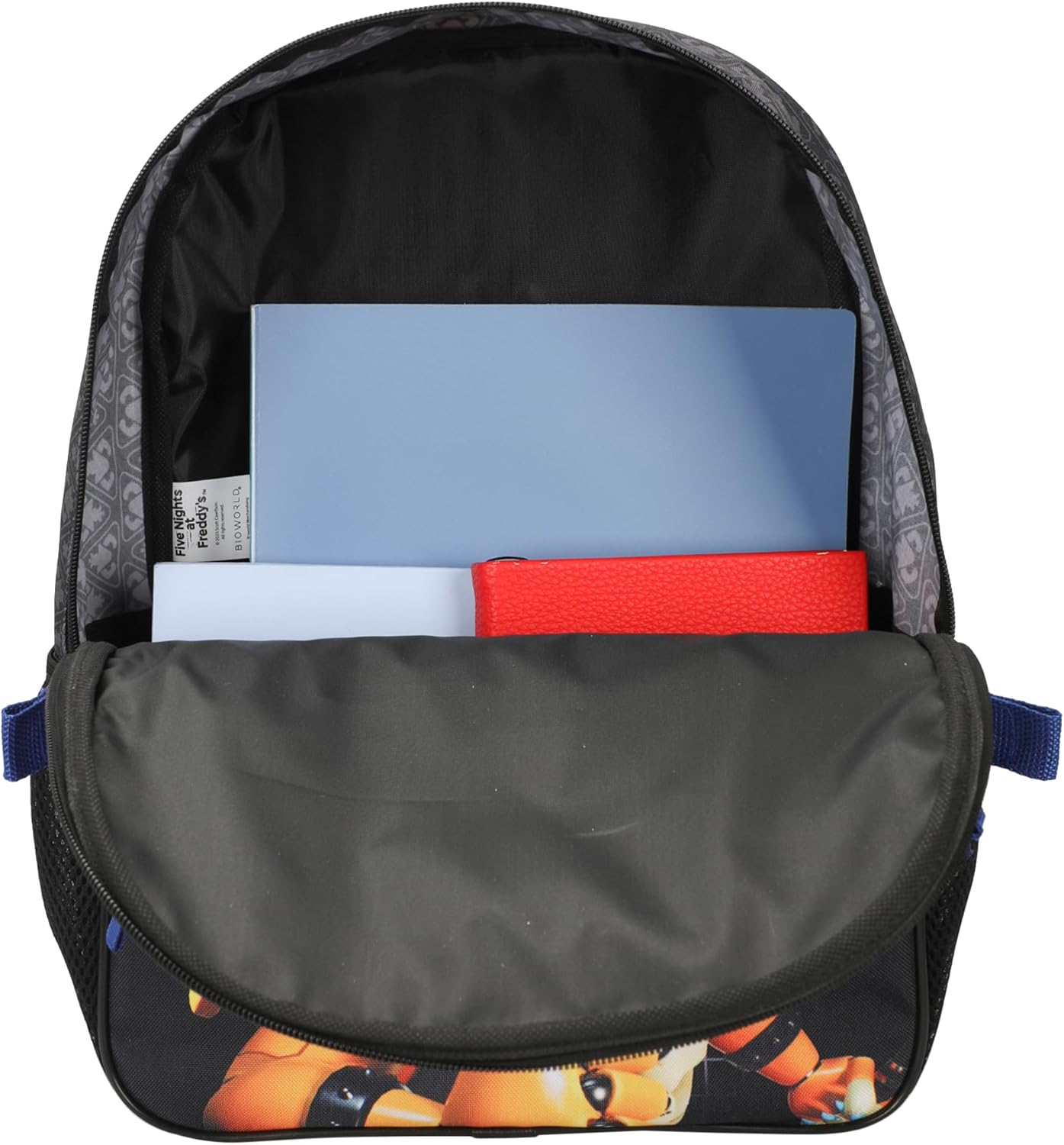 BIOWORLD Unisex Five Nights At Freddy's Security Breach Fazcade 5-Piece Backpack Set (Little Kid/Big Kid), Blue, One size