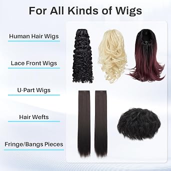 50PCS Wig Tape - Double Sided Ultra-Hold Lace Front Tape, Strong Sticky Waterproof ToupeeTape Replacement, Ultra-Thin Wig Glue Strip for Lace Wigs, Hairpiece Hair Extensions