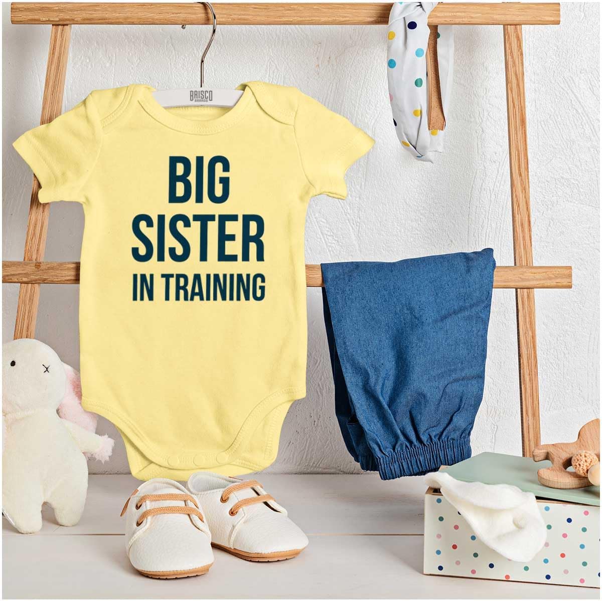 Big Sister In Training Expecting Baby Bodysuit Jumper Girls