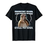 Thinking Monkey Funny Meme Cute Men Women Kids T-Shirt