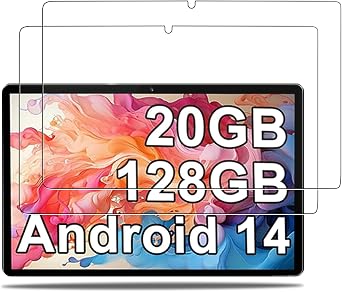 NOUKAJU Screen Protector for FEZAWIO F11 Android Tablet, Tempered Glass Film Guard, Hd Tempered Glass,9h Hardness,Scratch,Anti-Fingerprin for FEZAWIO F11 10.1inch Tablet[2 Pack]
