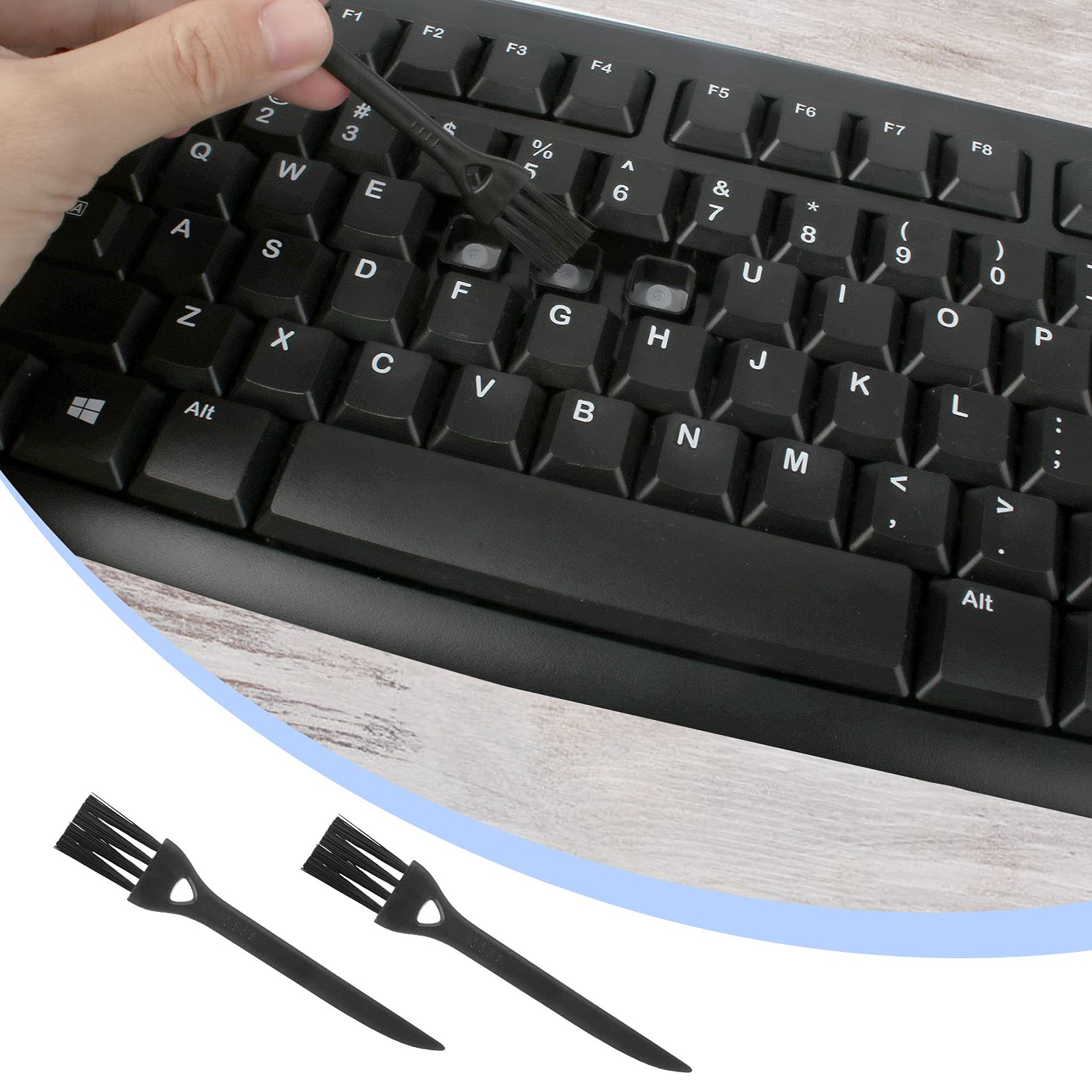 Ammortizzatore per Tastiera 300 Psc O-Rings Anelli di Tenuta + 4 Psc Estrattore per Tastiera + 2 Psc Spazzola per La Pulizia Ammortizzatori Keycap Compatibile con Tastiere Meccaniche Cherry MX Alps