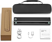 Vista 26 de Itari Impresora portátil, impresora sin tinta M08F, impresoras portátiles Bluetooth inalámbricas para viajes, compatible con impresora térmica