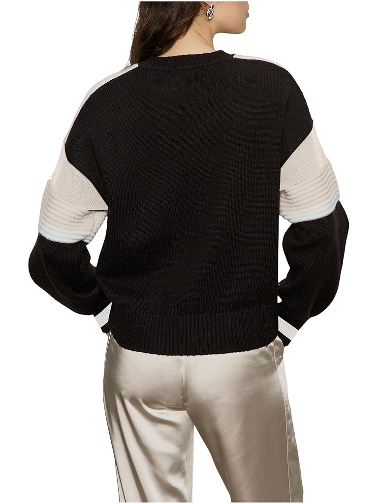 Black Sanctuary Sporty Stripe Crewneck