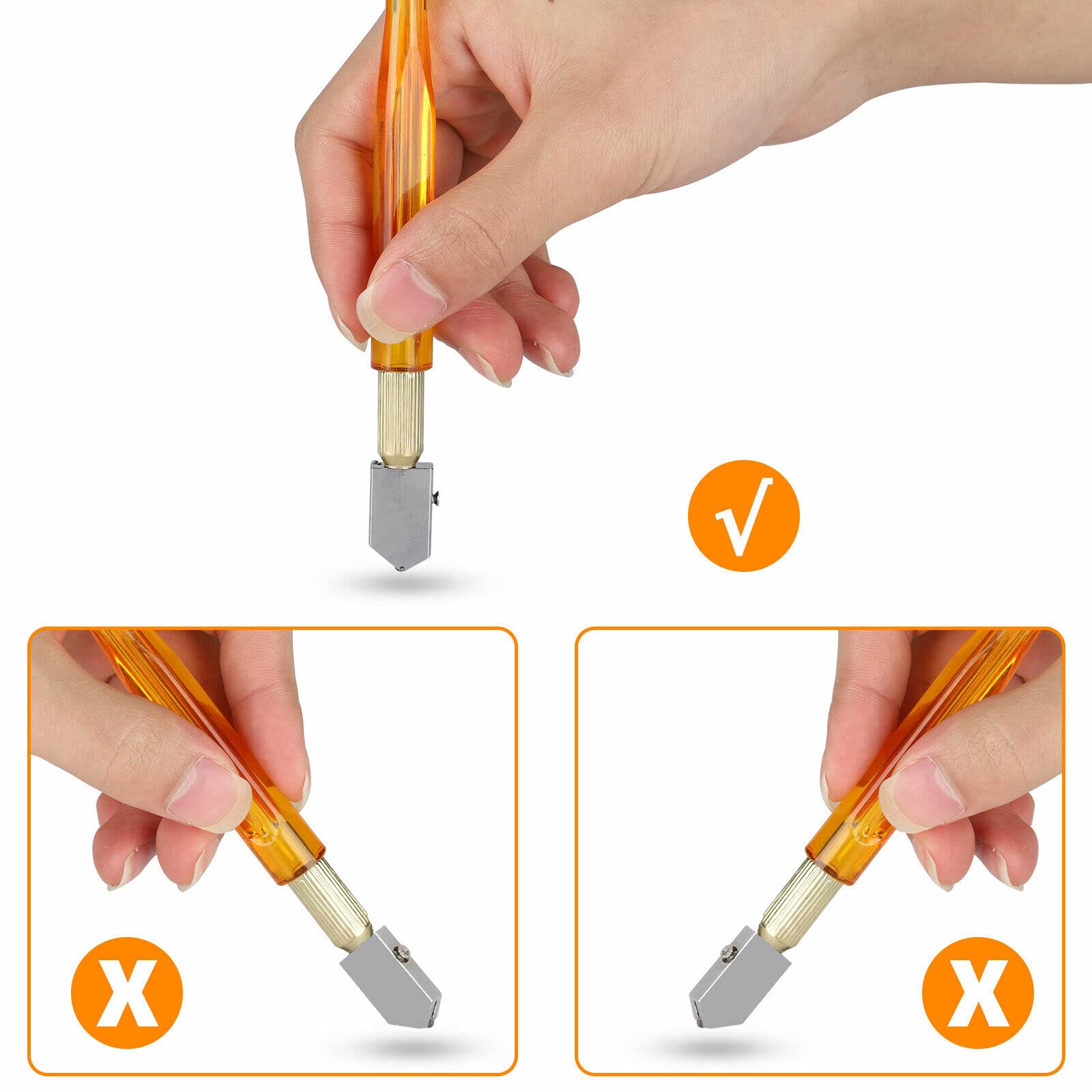 YADAV rofessional Glass Cutter Tungsten Carbide Tip Precision Cutting Tiles 1
