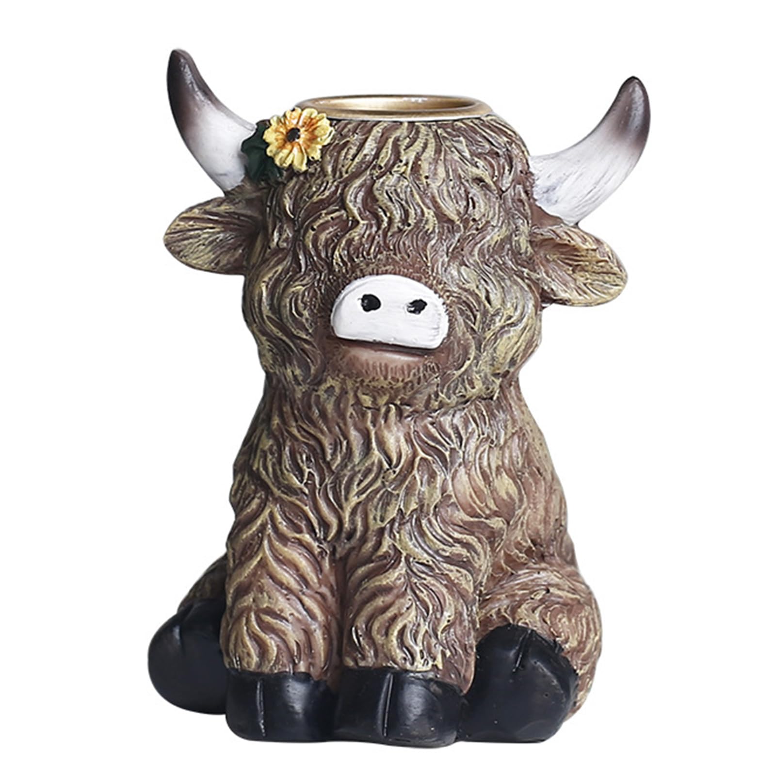 Tsophreniq Unique Scottish Calf Gnomes Ornament Stand for Weddings Centerpieces Farmhouse Home Decoration Stand