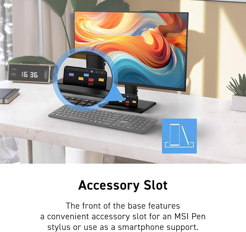 msi PRO MP225 E12VL, 22-inch1920 x 1080 (FHD) Computer Monitor, 120Hz, Adaptive-Sync, HDMI, Video Port, VESA Mountable, Tilt, 1ms, Black image 7