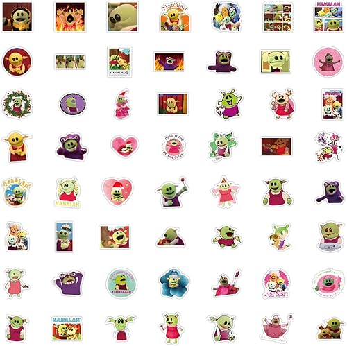 Miniatura 2 de 55 calcomanías Nanalan, lindas y divertidas calcomanías de vinilo impermeables de dibujos animados para niños, adolescentes, álbumes de recortes,