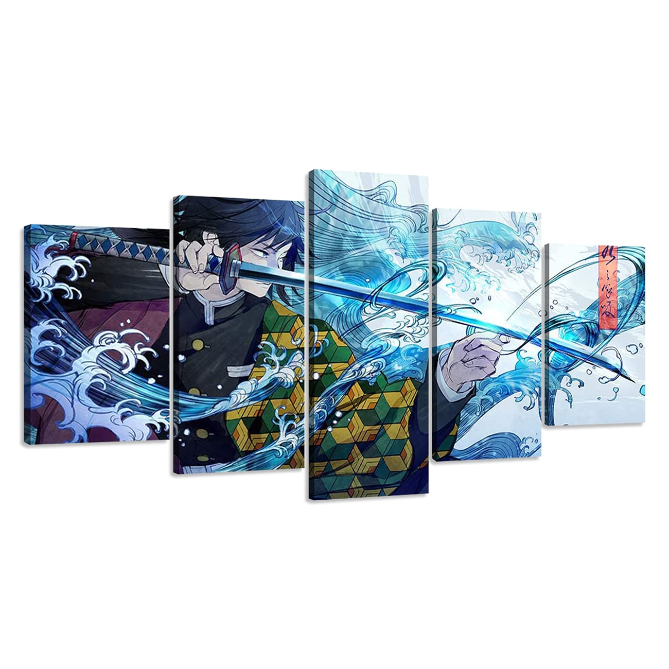 Demon Slayer Wandbild - Japanische Anime Leinwand 30x45cm