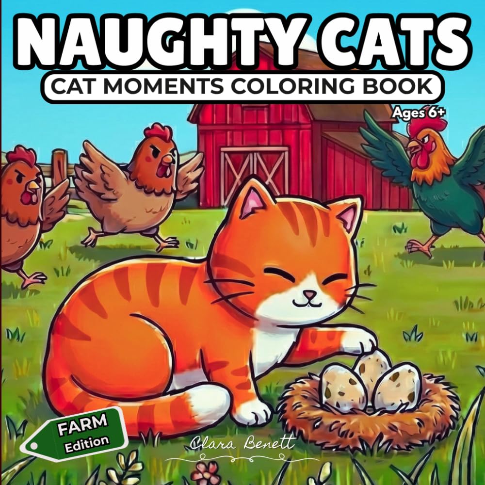 NAUGHTY CATS: CATS MOMENTS COLORING BOOK
