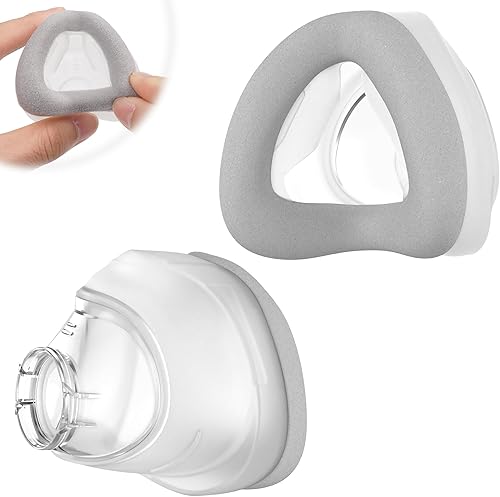 Miniatura 7 de Cojines de repuesto para N20 pequeños, suministros de cojín nasal de espuma viscoelástica N20, sellado seguro y más suave para mayor comodidad,