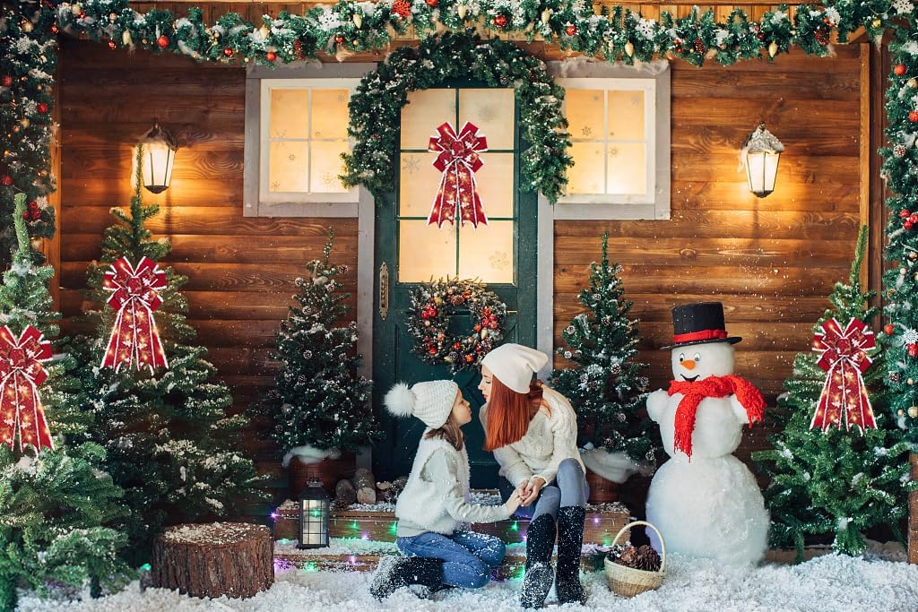 Hying Large Christmas Bows - LED Light Red Velvet Wreath Bow for Winter Décor, Tree Topper & Xmas Ornament - Image 4