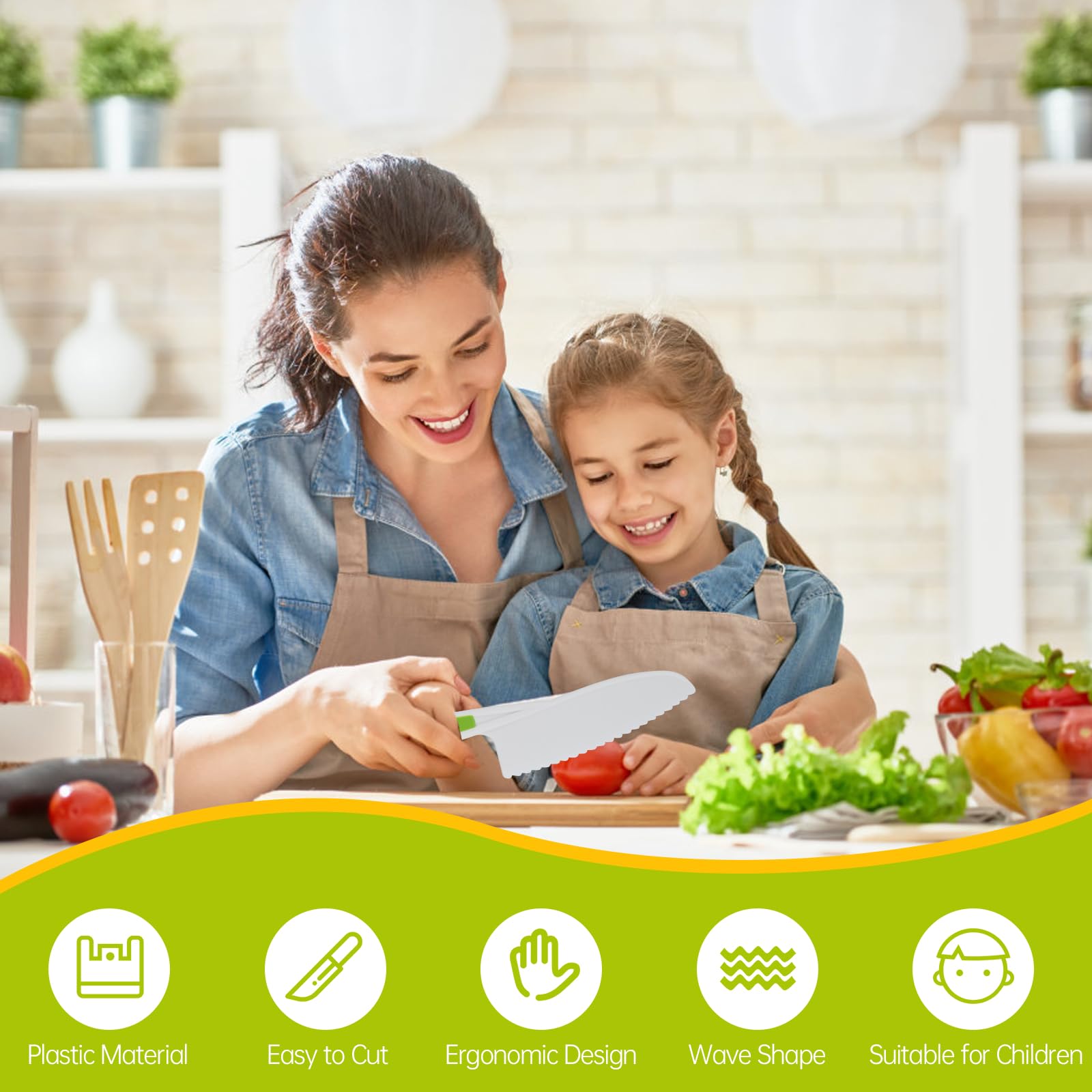 Couteau Enfant, Set De Couteaux De Cuisine 4 Pièces Couteaux De Couteau Enfant, Set De Couteaux De Cuisine 4 Pièces Couteaux De