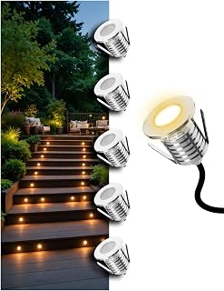 MALORY 3W Recessed Low Voltage Deck Light 6 Pack 2Inch