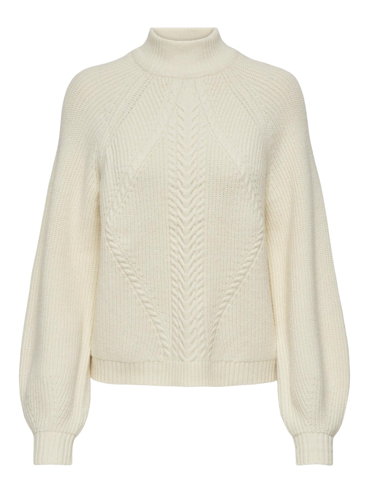 ONLY Female Strickpullover ONLKATIA LS Detail Highneck CC KNT ,Whitecap Gray ,XS