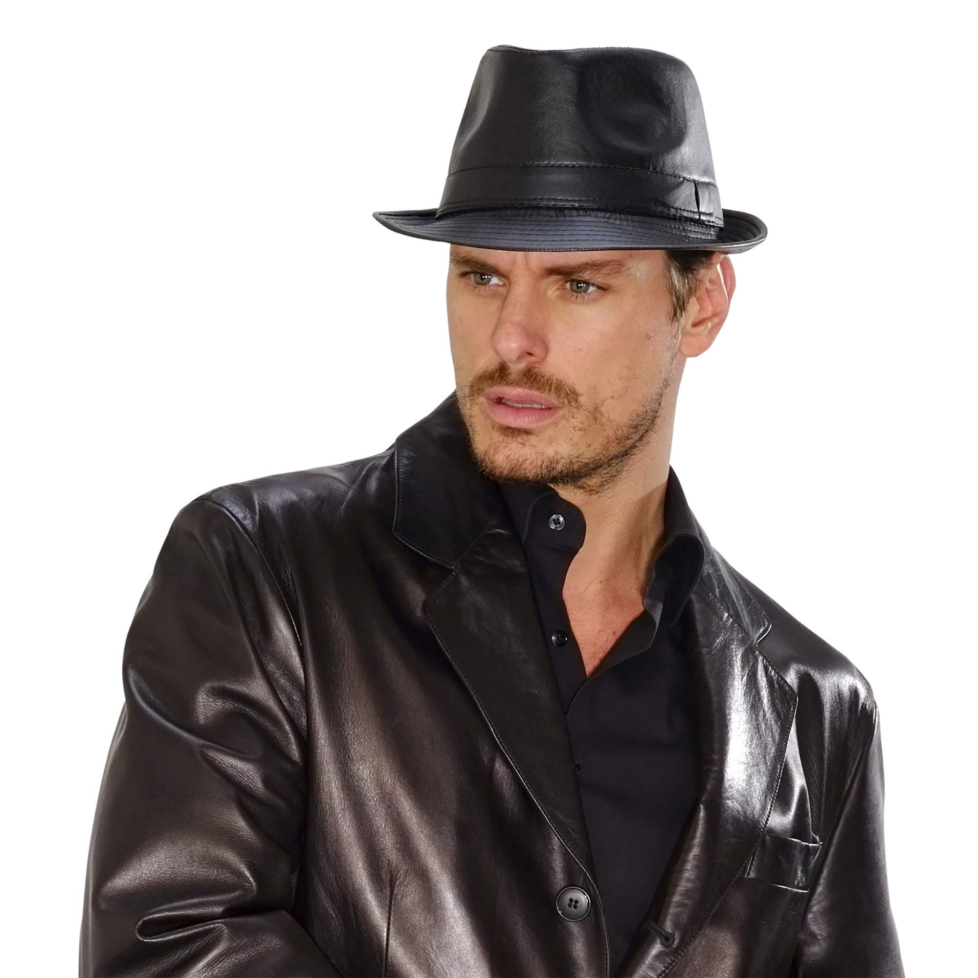 Widmann FEDORA NERO SIMILPELLE - MOVIE, Multi-coloured - Image 3