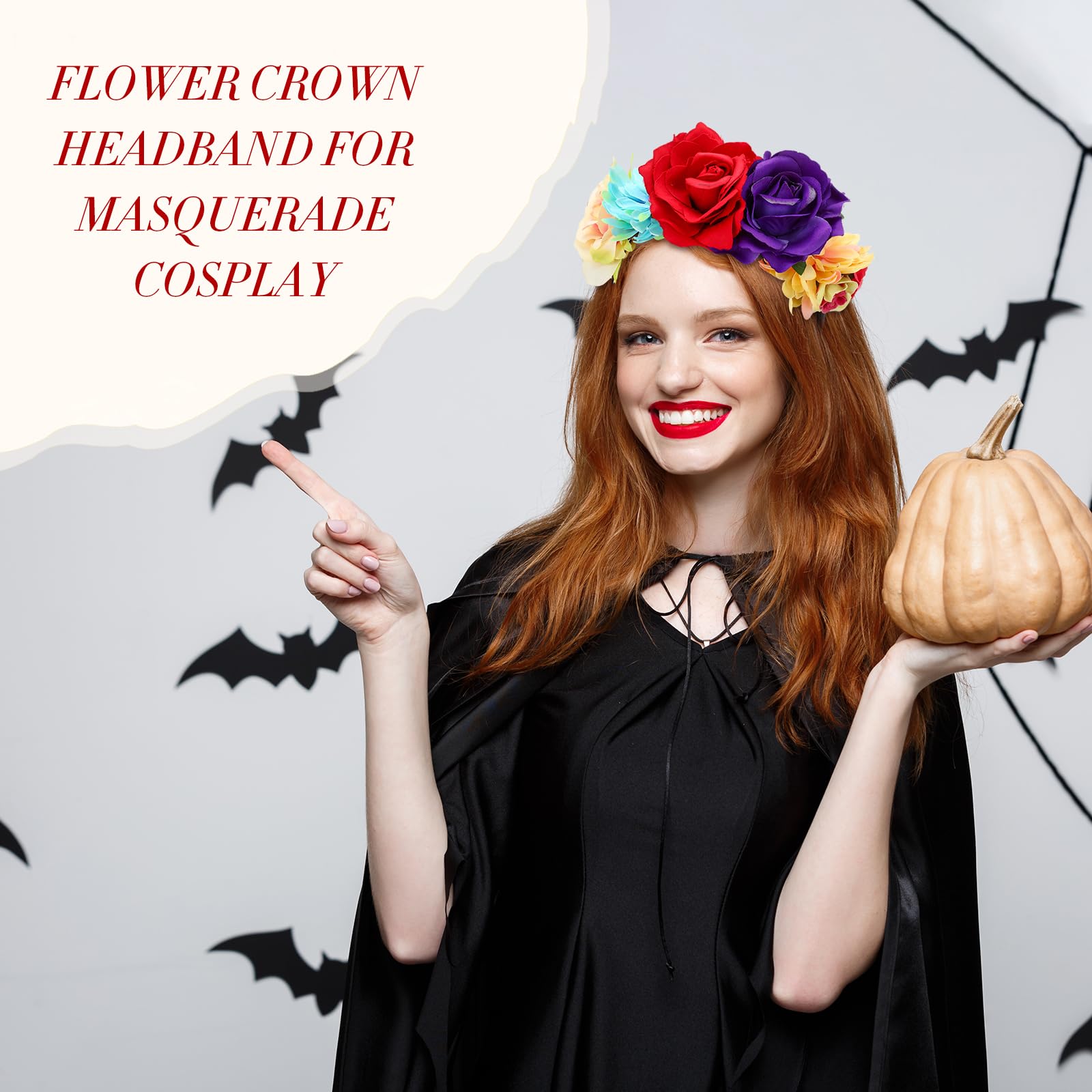 Amazon.com: Kigeli 6 Pcs Mexican Fiesta Flower Crown  display picture 3