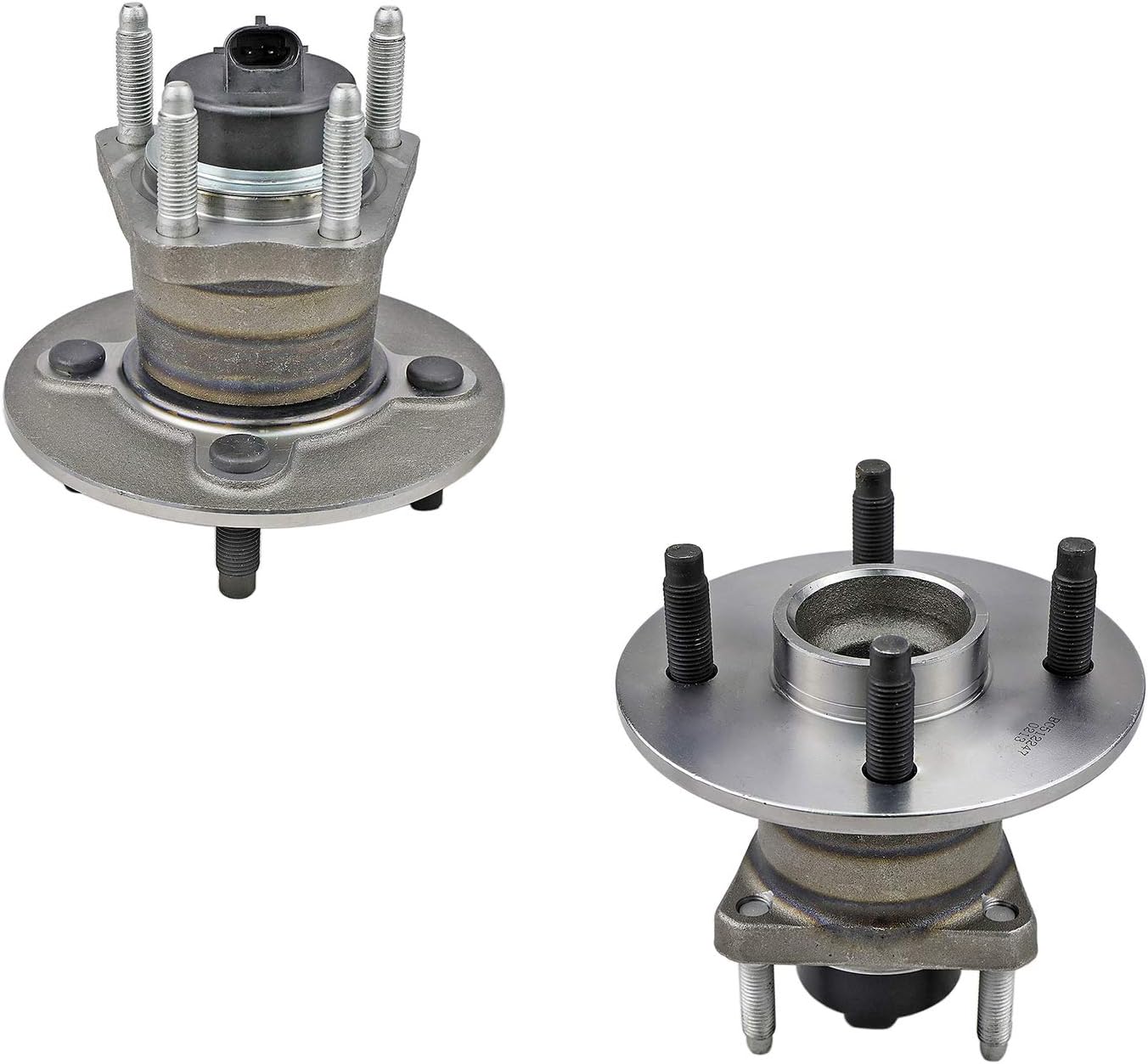 Pair 2 Rear Wheel Hub & Bearing Assembly w/ABS for 2003-2010 Chevy Cobalt HHR Pontiac G5 Pontiac Pursuit Saturn Ion