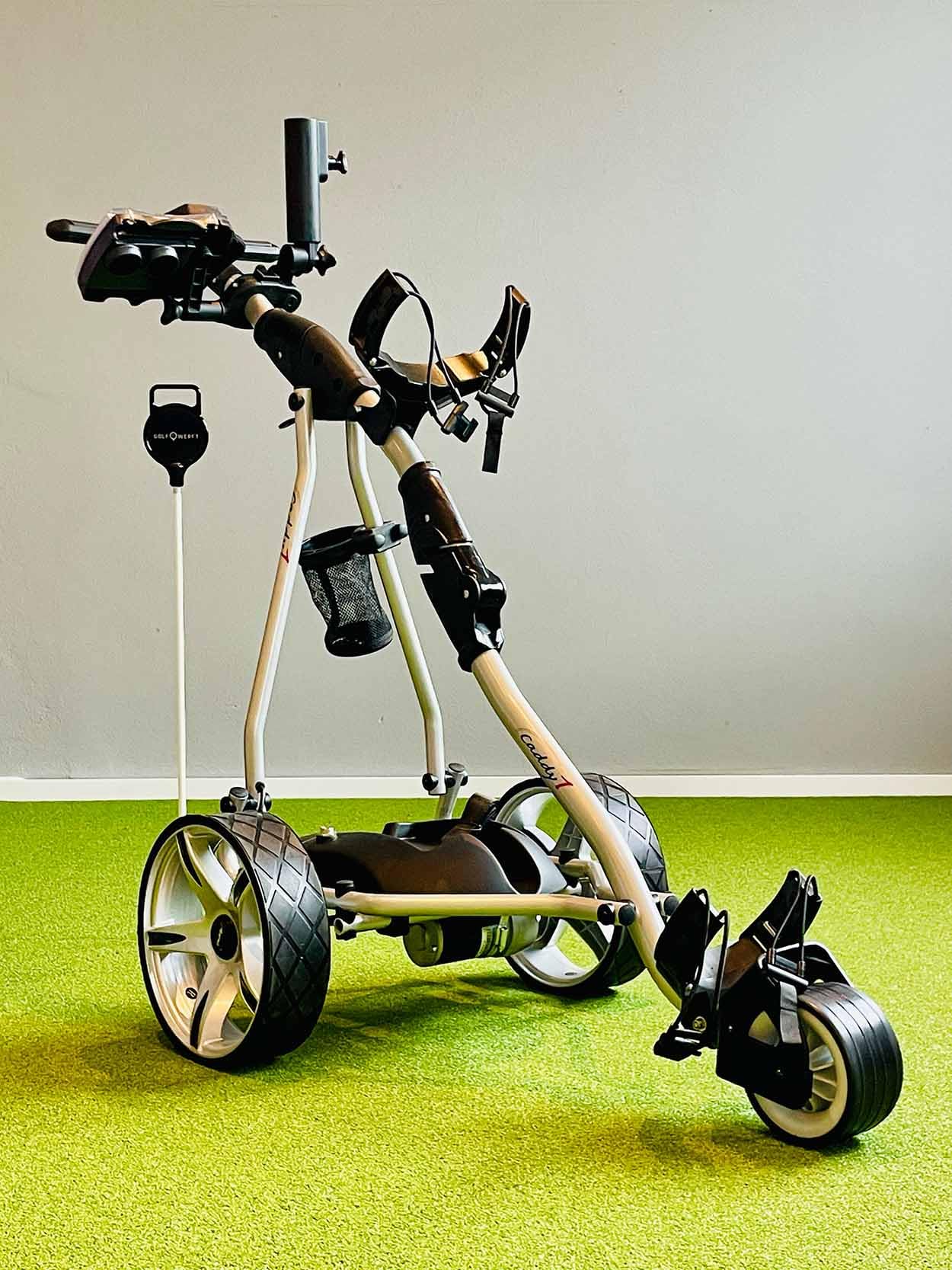 Caddyone 410 Lithium Elektro Golftrolley Silber