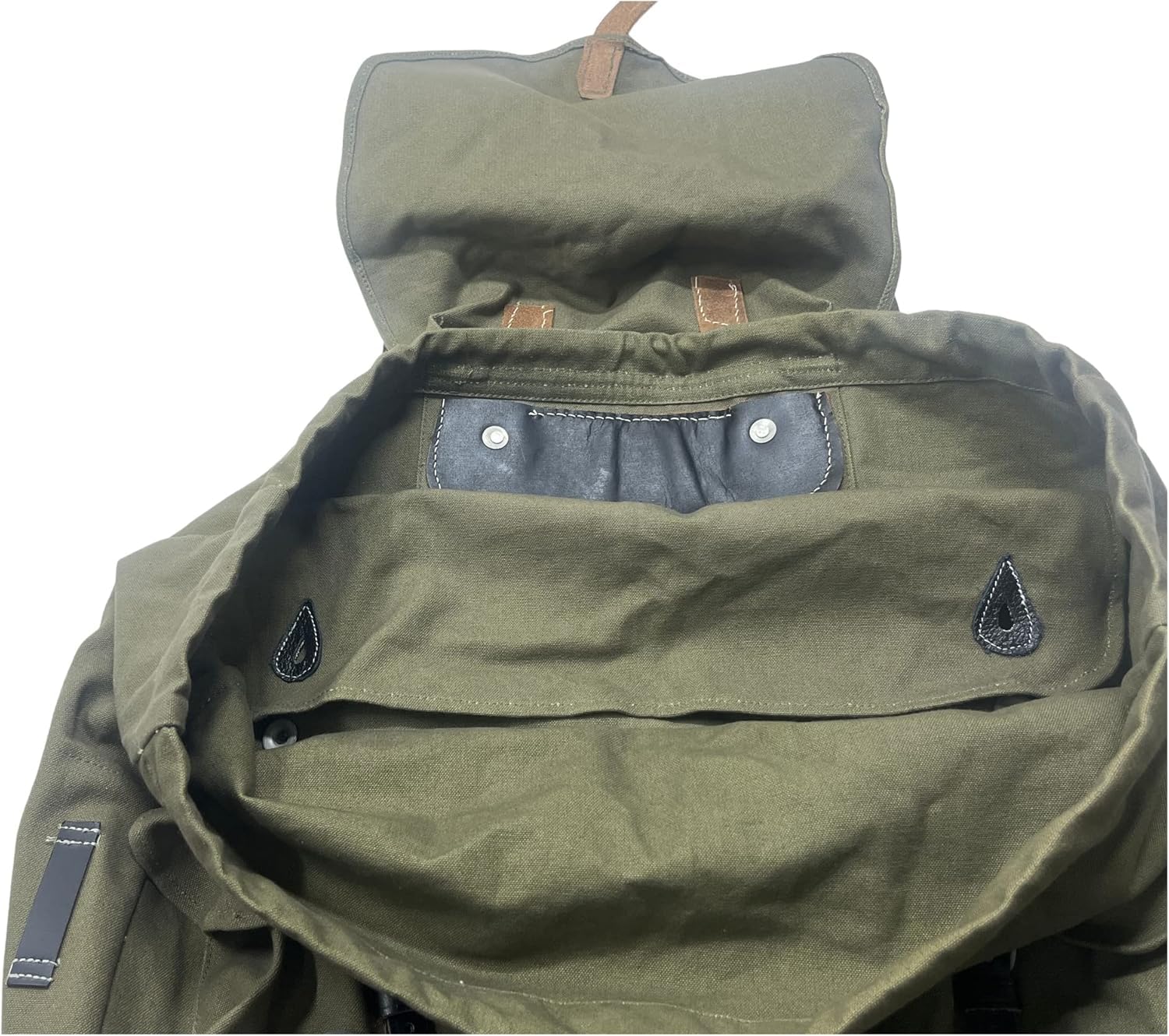 warreplica Deutscher Gebirgsjäger-Rucksack M31 der Wehrmacht aus dem 2. Weltkrieg/Modell 1941, OD-Grün, Reproduktion