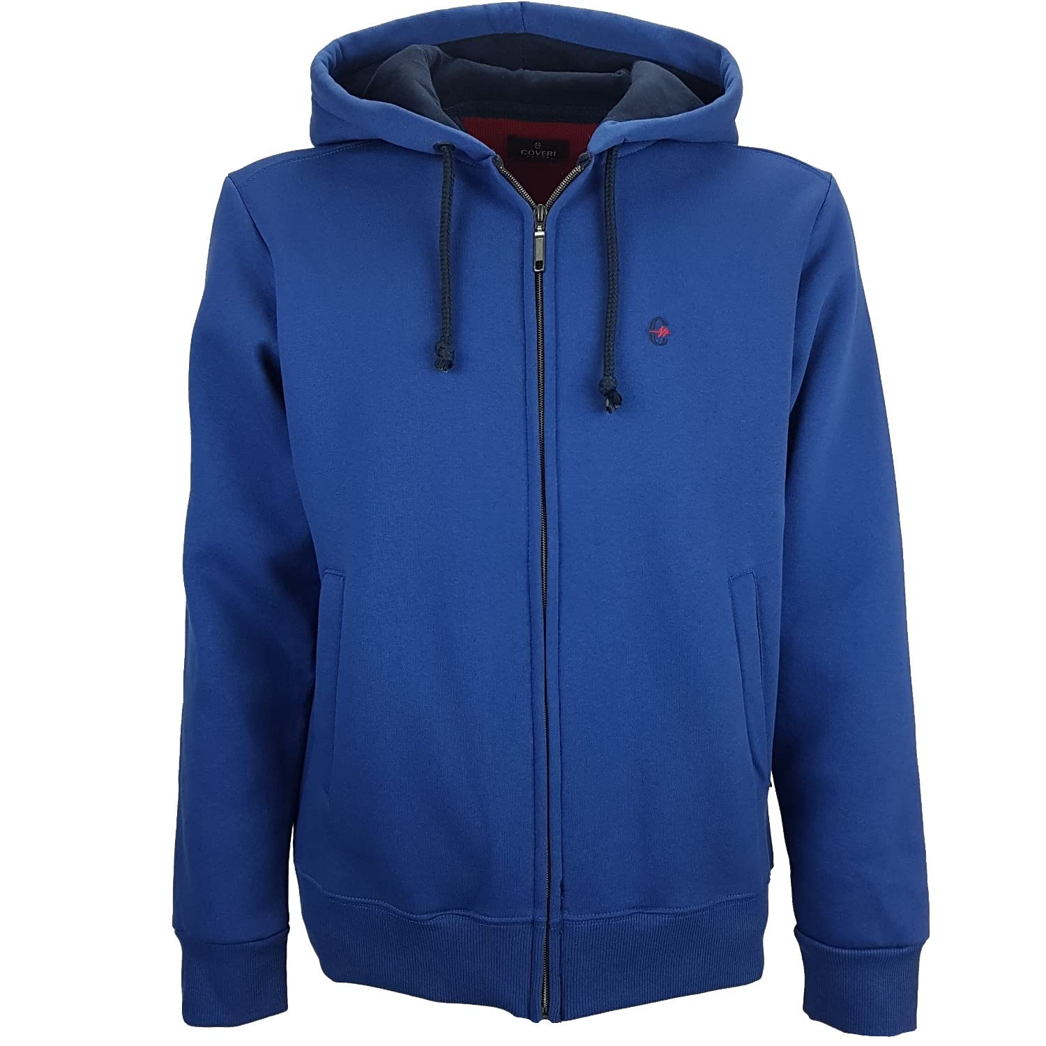 Coveri Tuta Uomo Completa Felpa con Cappuccio Cerniera Zip Invernale M L XL XXL XXXL