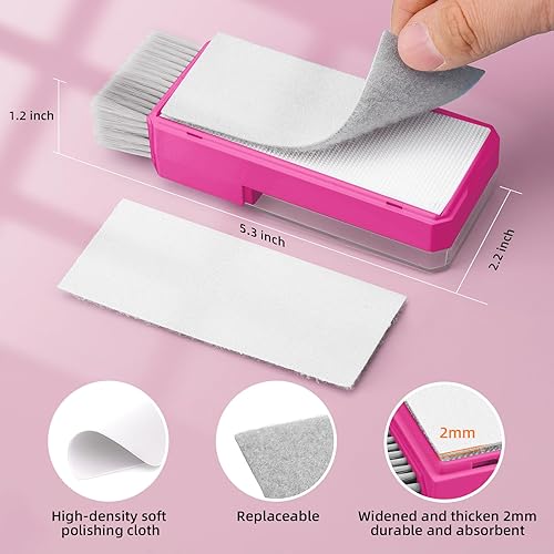 Miniatura 9 de Ordilend Keyboard Cleaner Laptop Cleaning Kit, Car Accessories for Women Interior, Desk Accessories Office Supplies for Women, Patented Camera Rosa